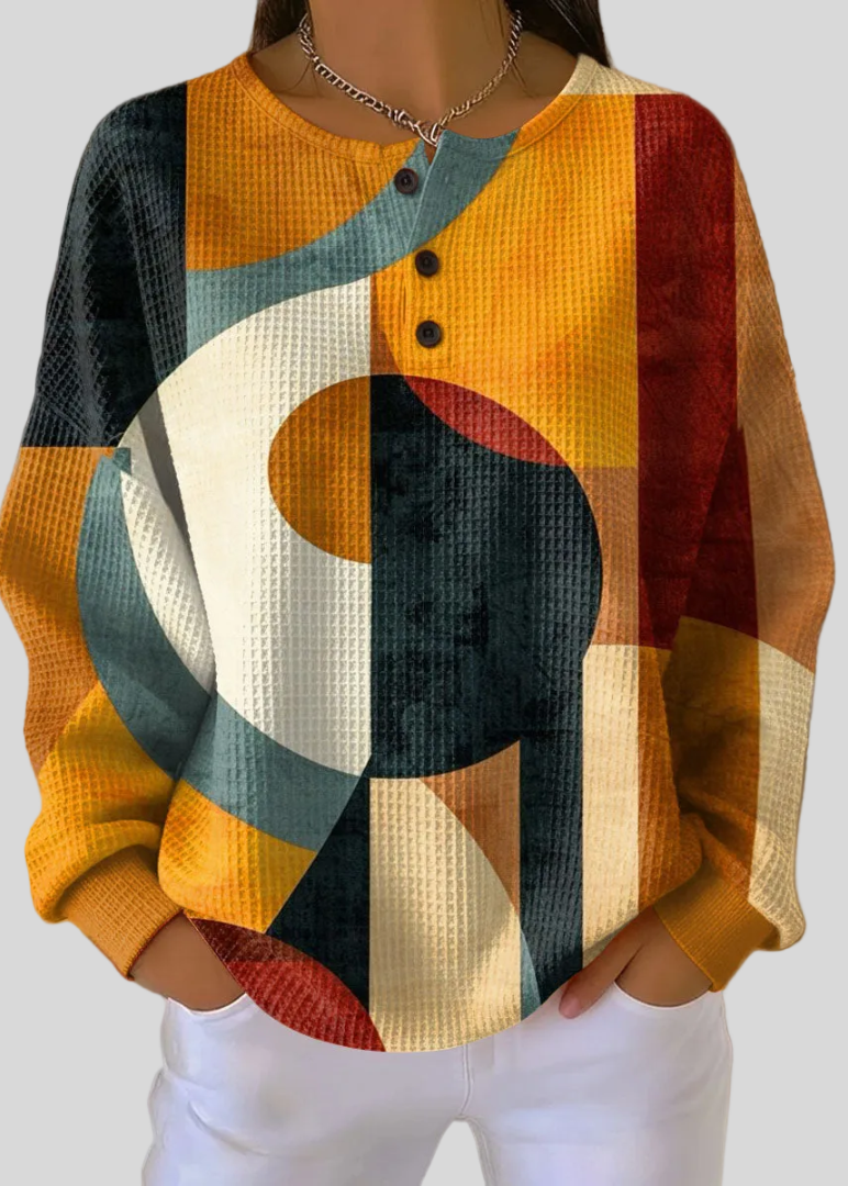 MADISON | Sweatshirt with geometric print