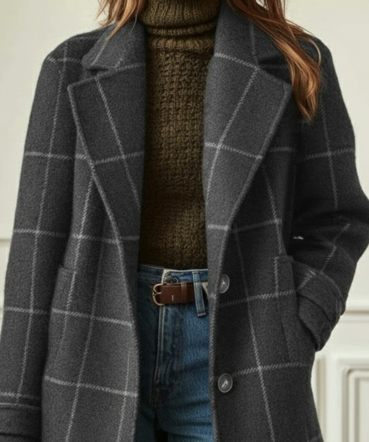 Sutton | Plaid Longline Coat