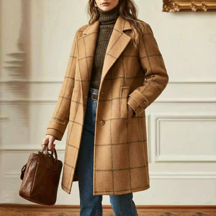 Sutton | Plaid Longline Coat