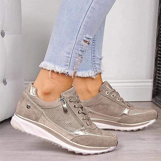 Martina | Comfort Shoes with Zip - Beige