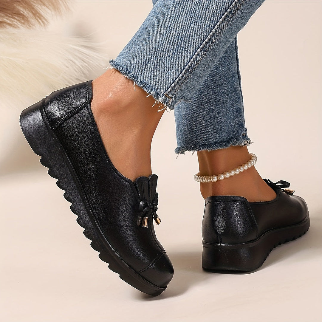 Rosalie | Bow Loafers
