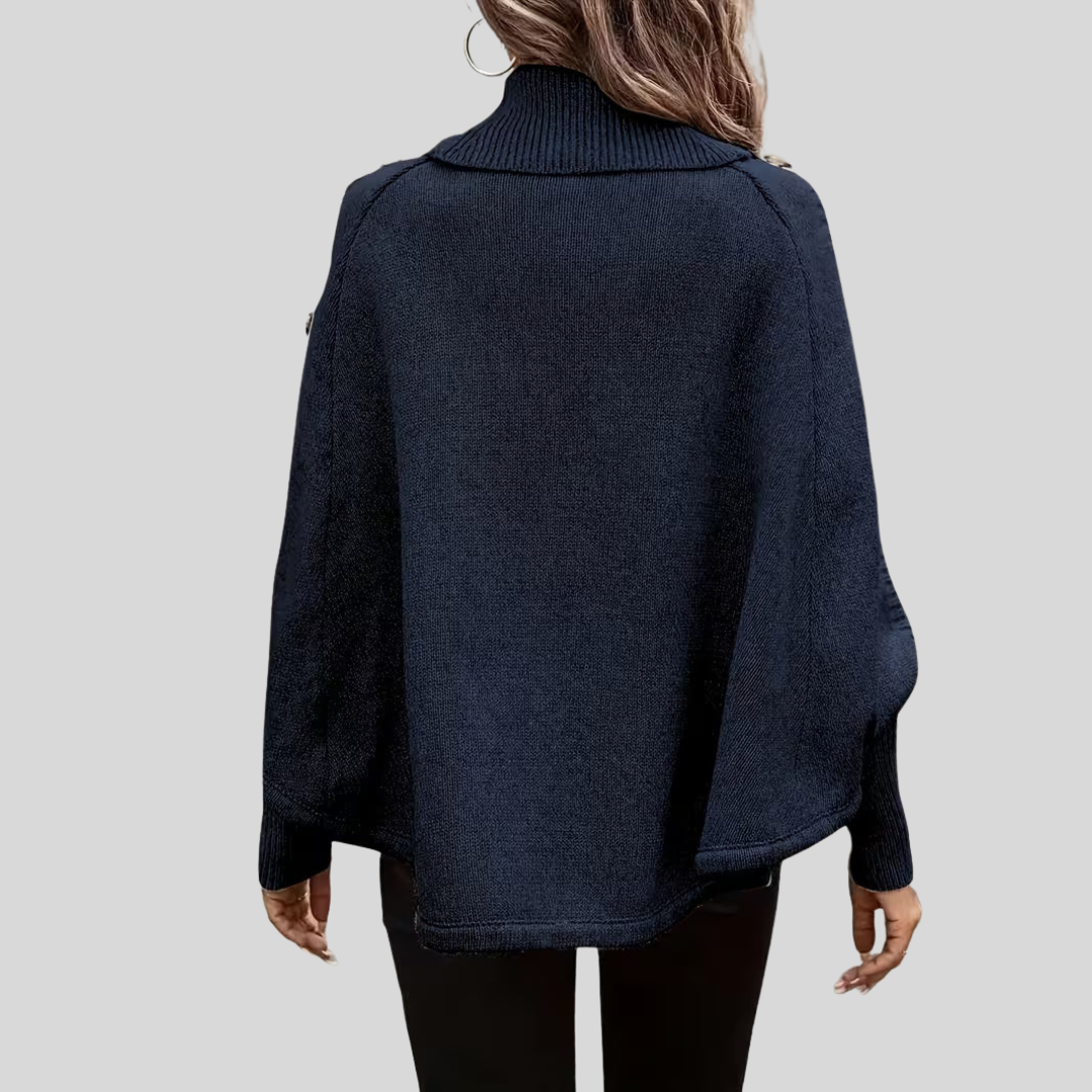 HOPE | High-neck cable-knit sweater