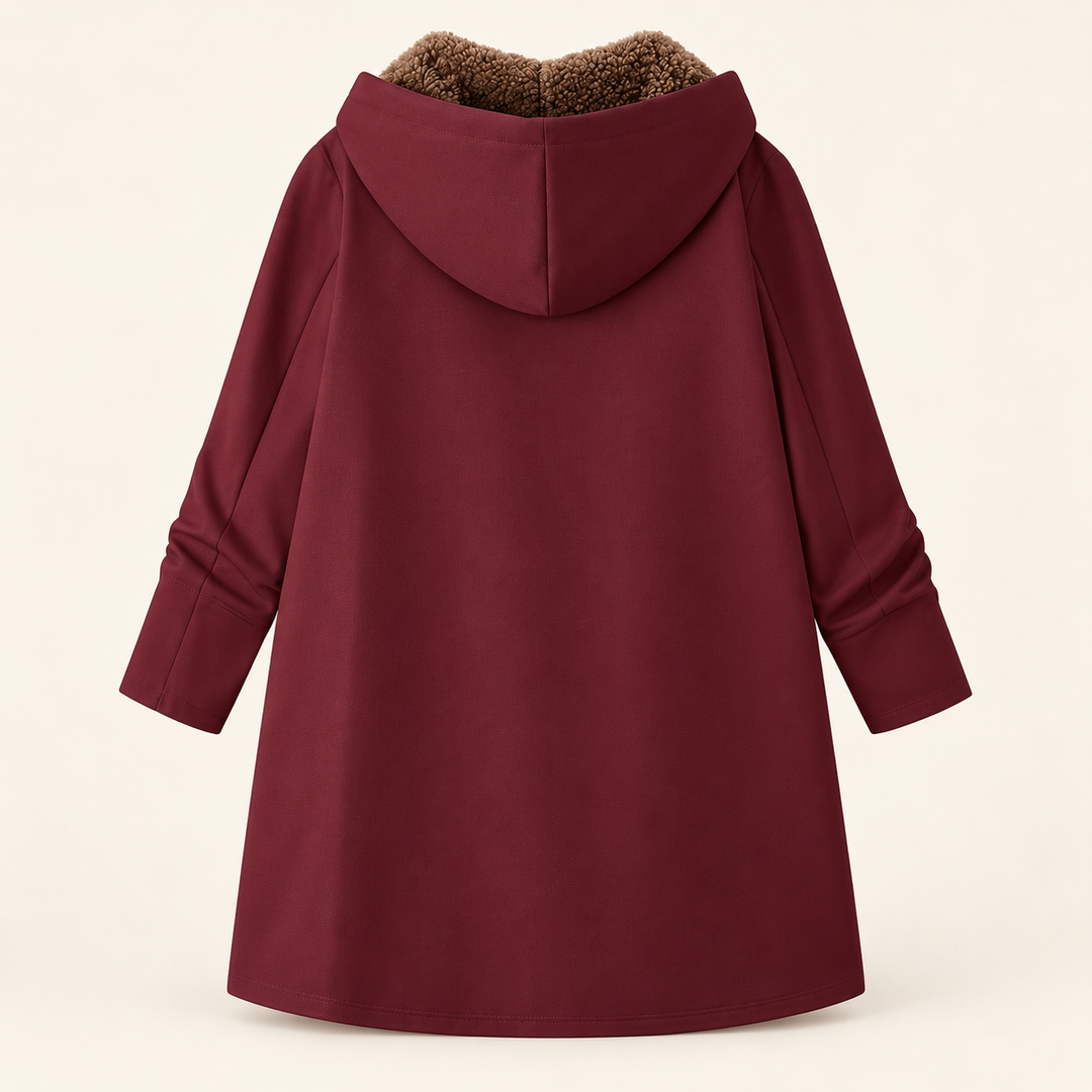 Clementine | Sherpa-Lined Hooded Coat