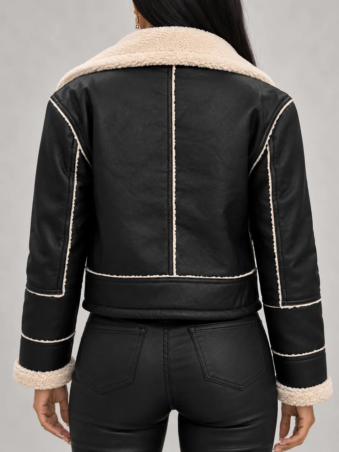 Celeste | Shearling-Trimmed Jacket