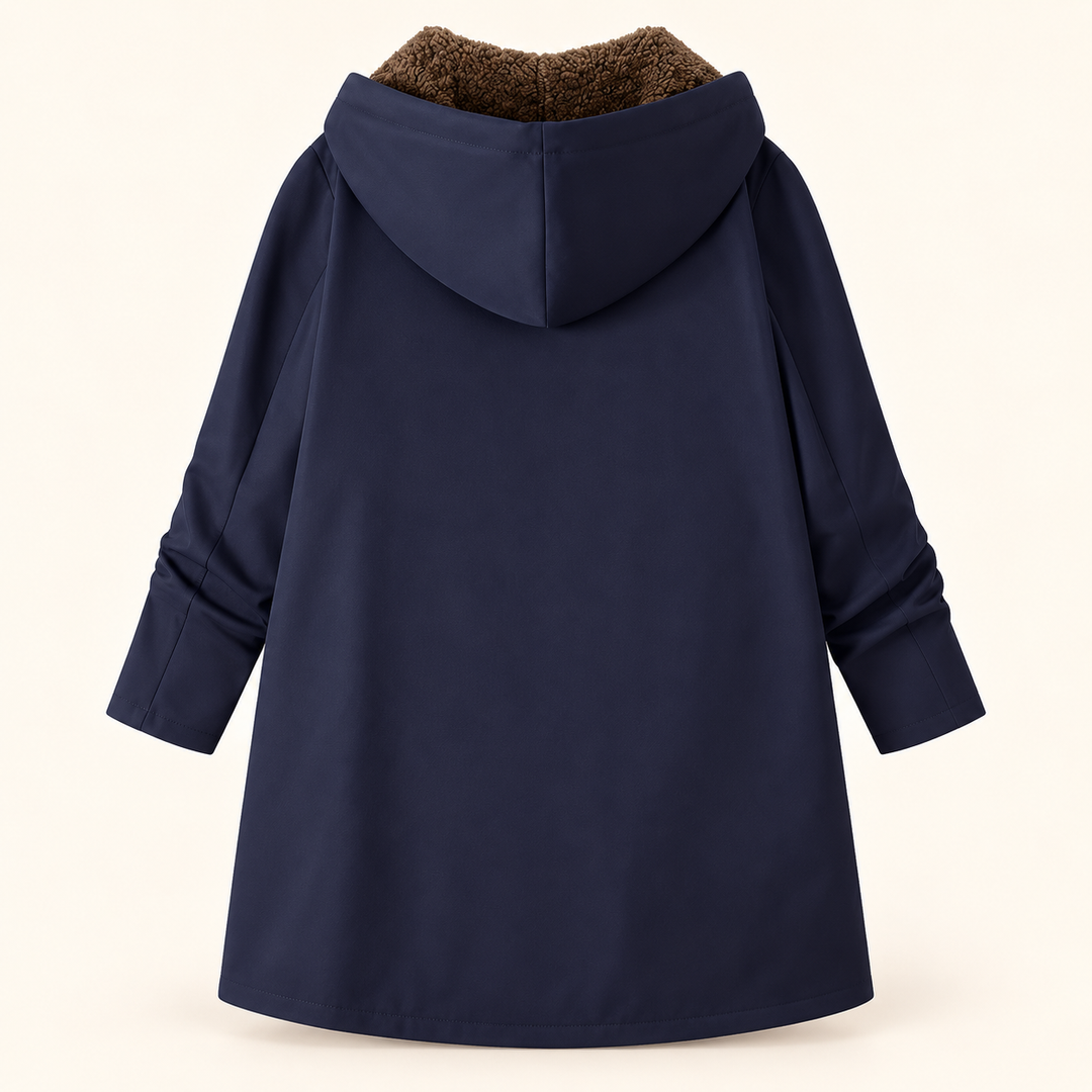 Clementine | Sherpa-Lined Hooded Coat