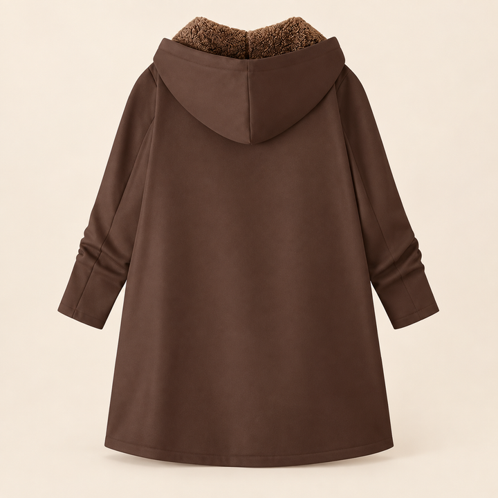 Clementine | Sherpa-Lined Hooded Coat
