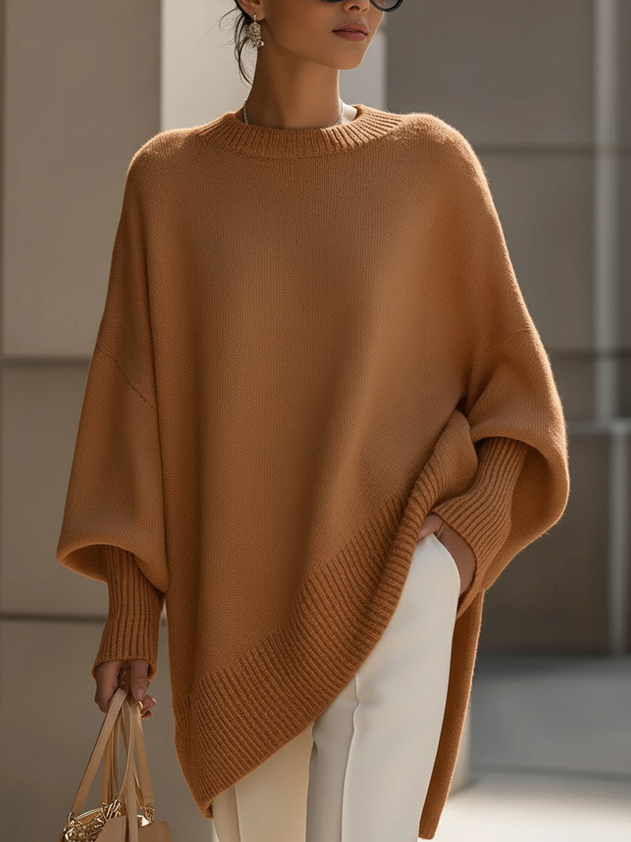 ISABELLA | Oversized drape knit sweater