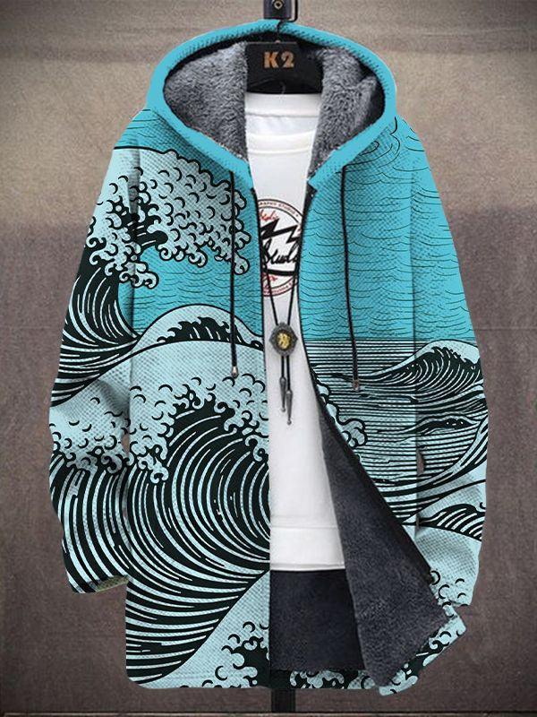 Eloise | Art-Inspired Statement Hoodie - Blue