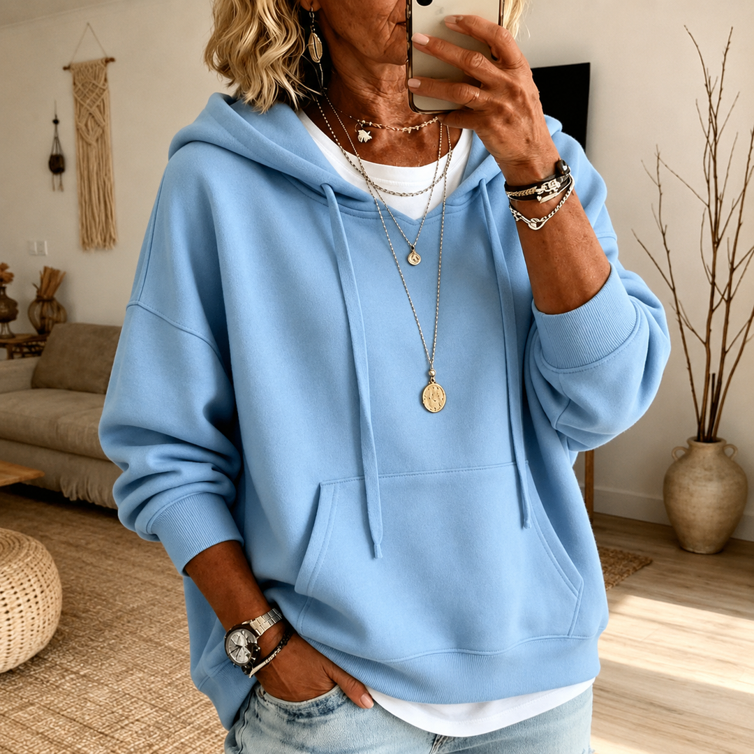 Ines | Sky Blue Hoodie