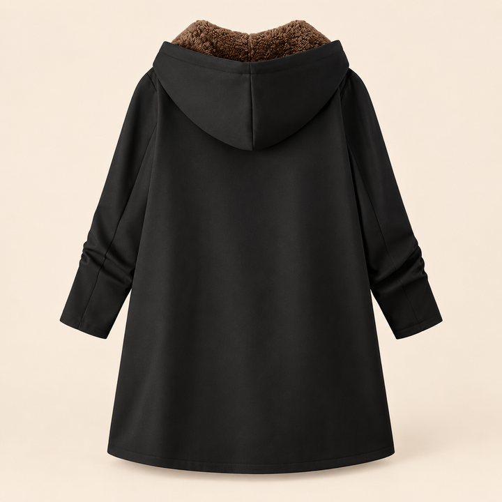 Clementine | Sherpa-Lined Hooded Coat