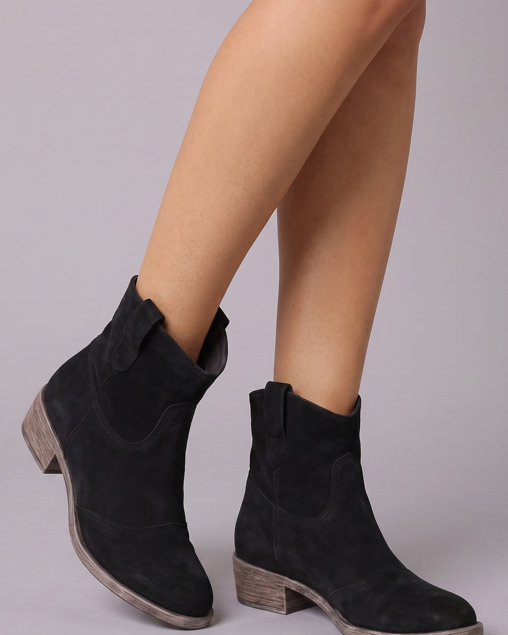 Rosalind & Belle | Elegant Side-Zip Boots — Black