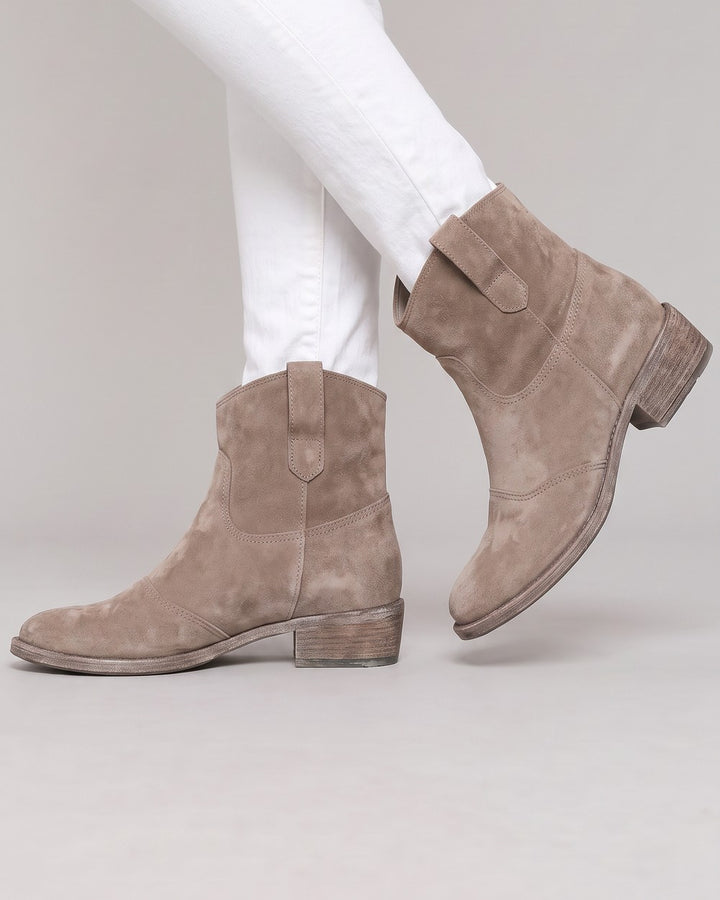 Rosalind & Belle | Elegant Side-Zip Boots — Brown