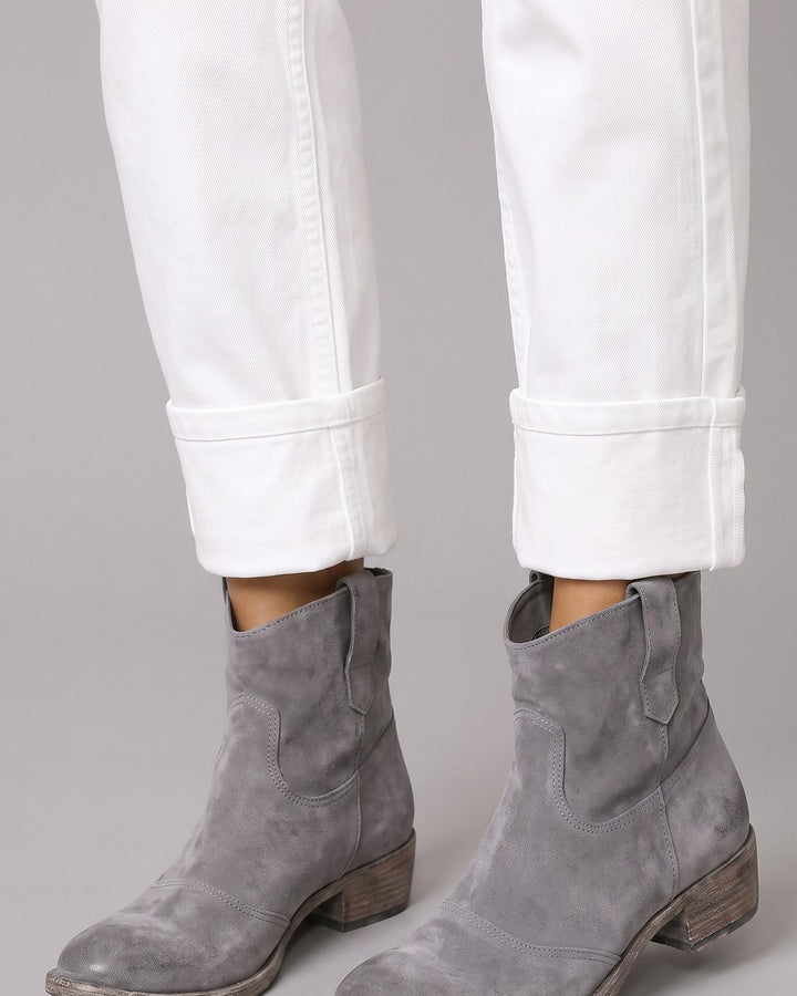 Rosalind & Belle | Elegant Side-Zip Boots — Gray