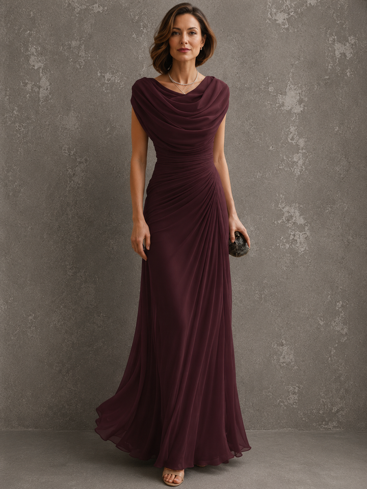 Draped Maxi Dress