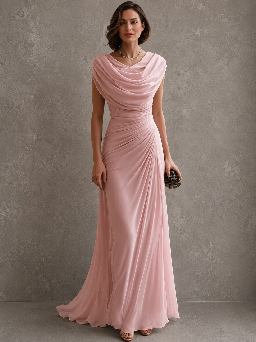 Draped Maxi Dress