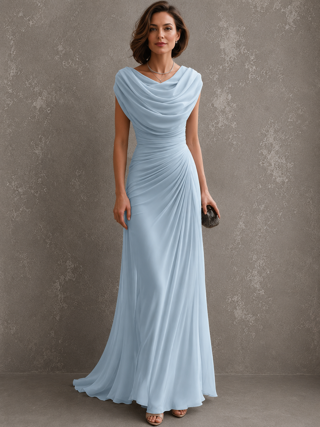 Draped Maxi Dress