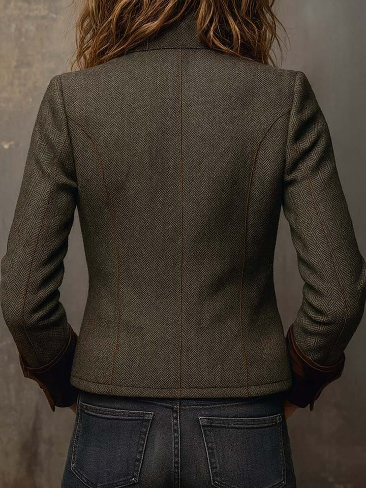 Evangeline | Herringbone Jacket