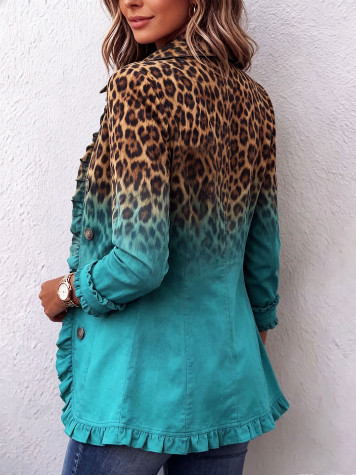 Cassandre | Ombré Ruffle Blazer