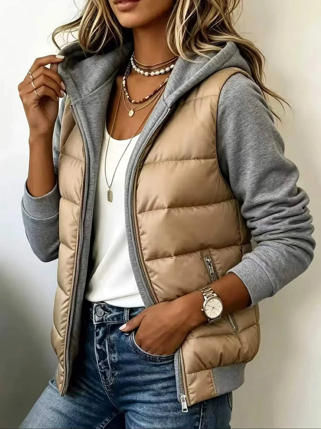 Sabrina padded jacket with hood, image 1
