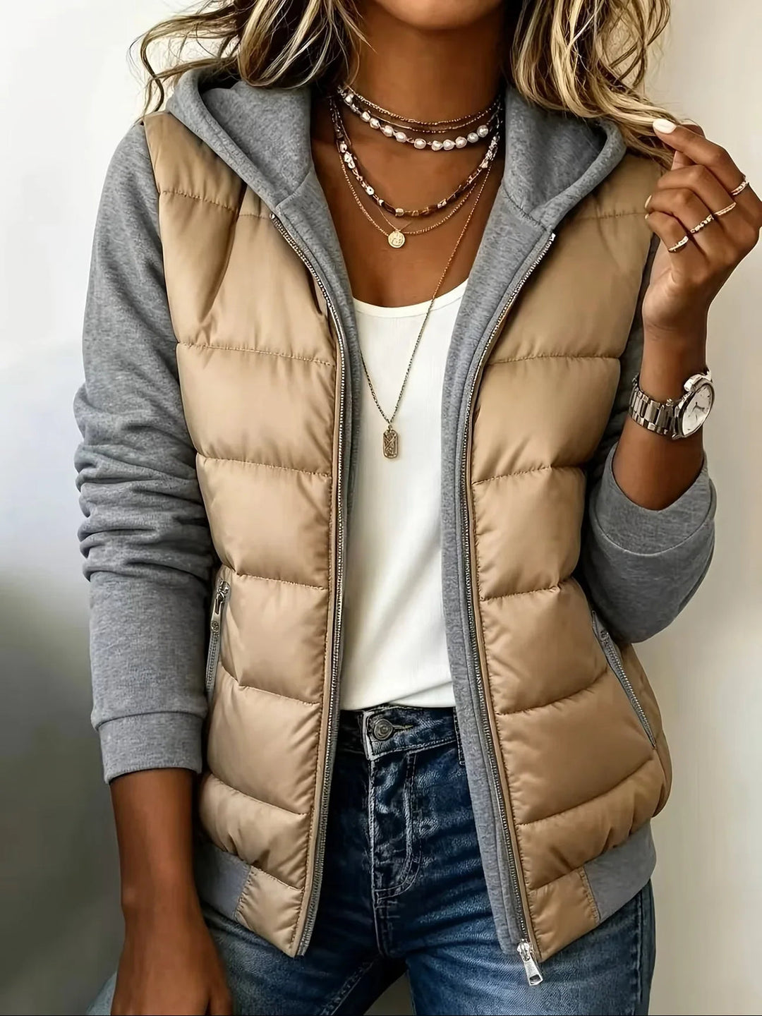 Sabrina padded jacket with hood, image 2