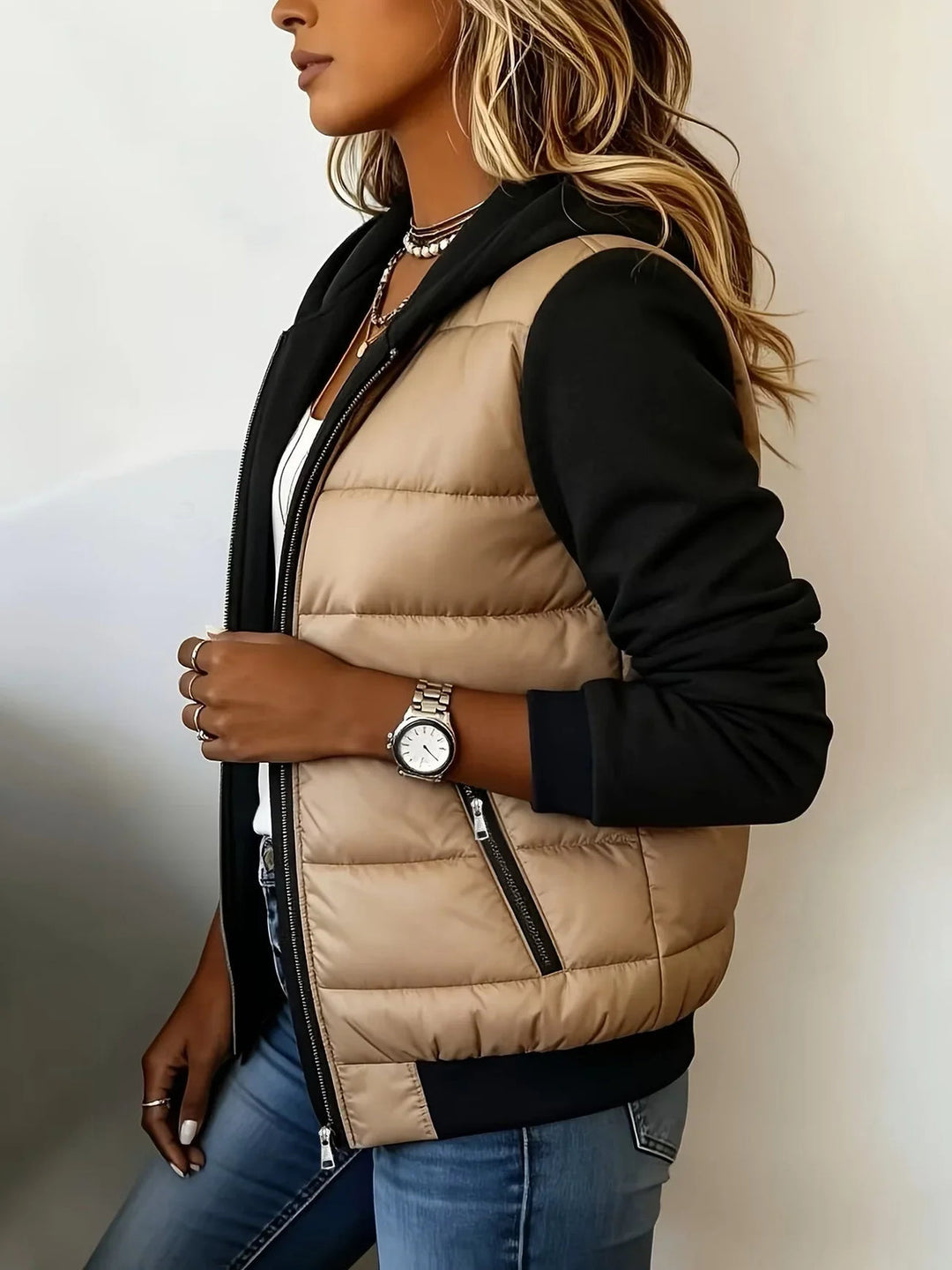 Sabrina padded jacket with hood, image 4