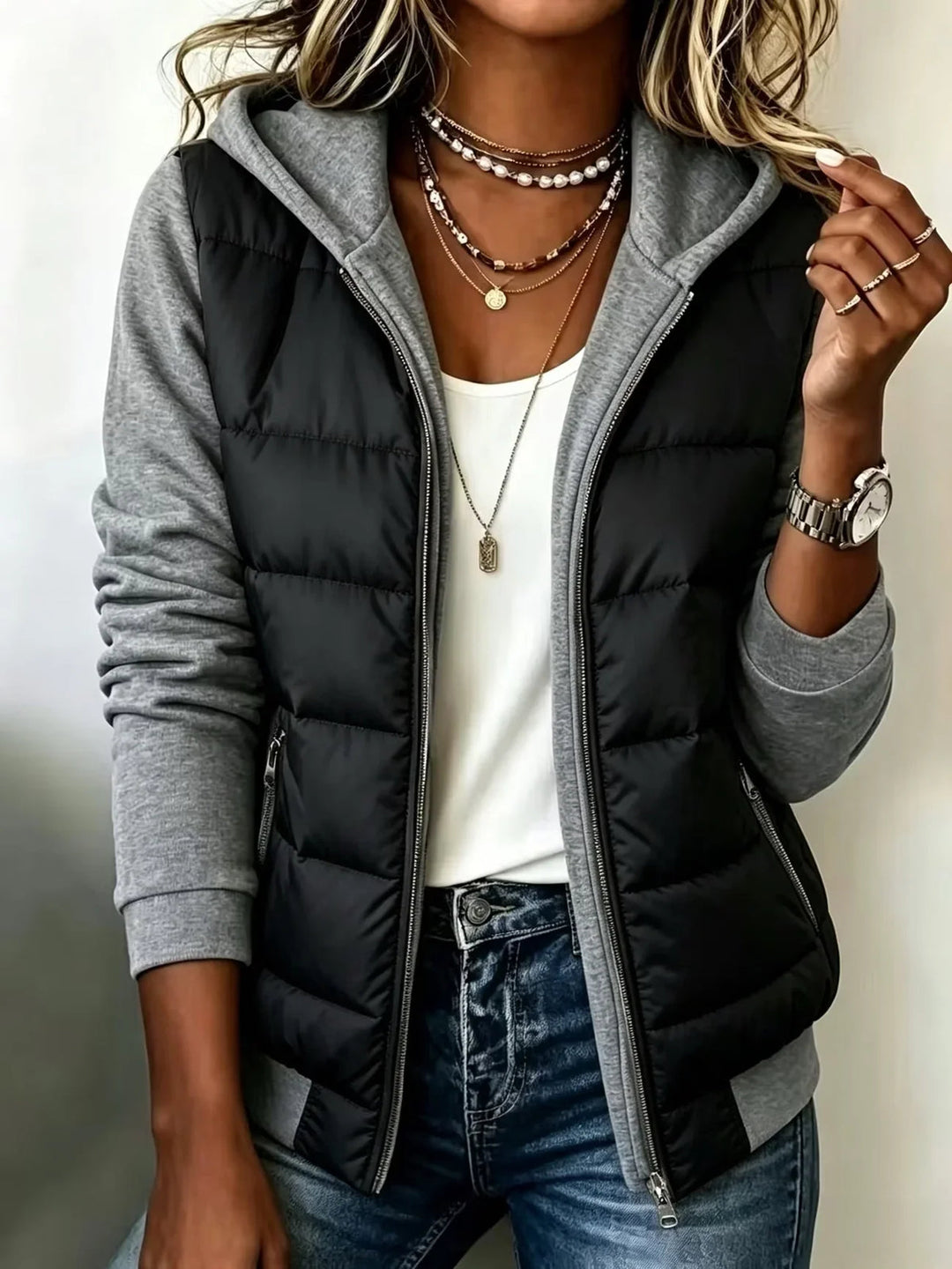 Sabrina padded jacket with hood, image 8